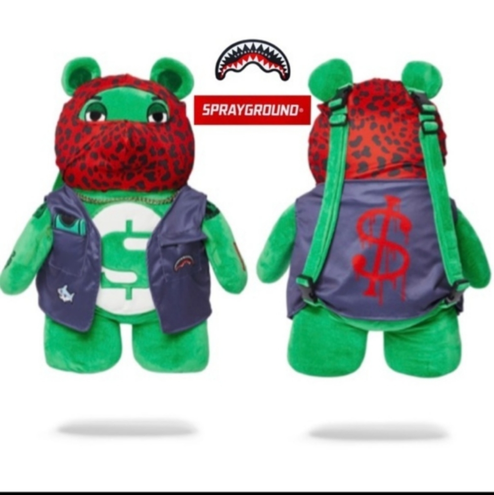 Host Pick 3/26 ❤️ Limited Edition NWT Money Bear Backpack Green Sprayground